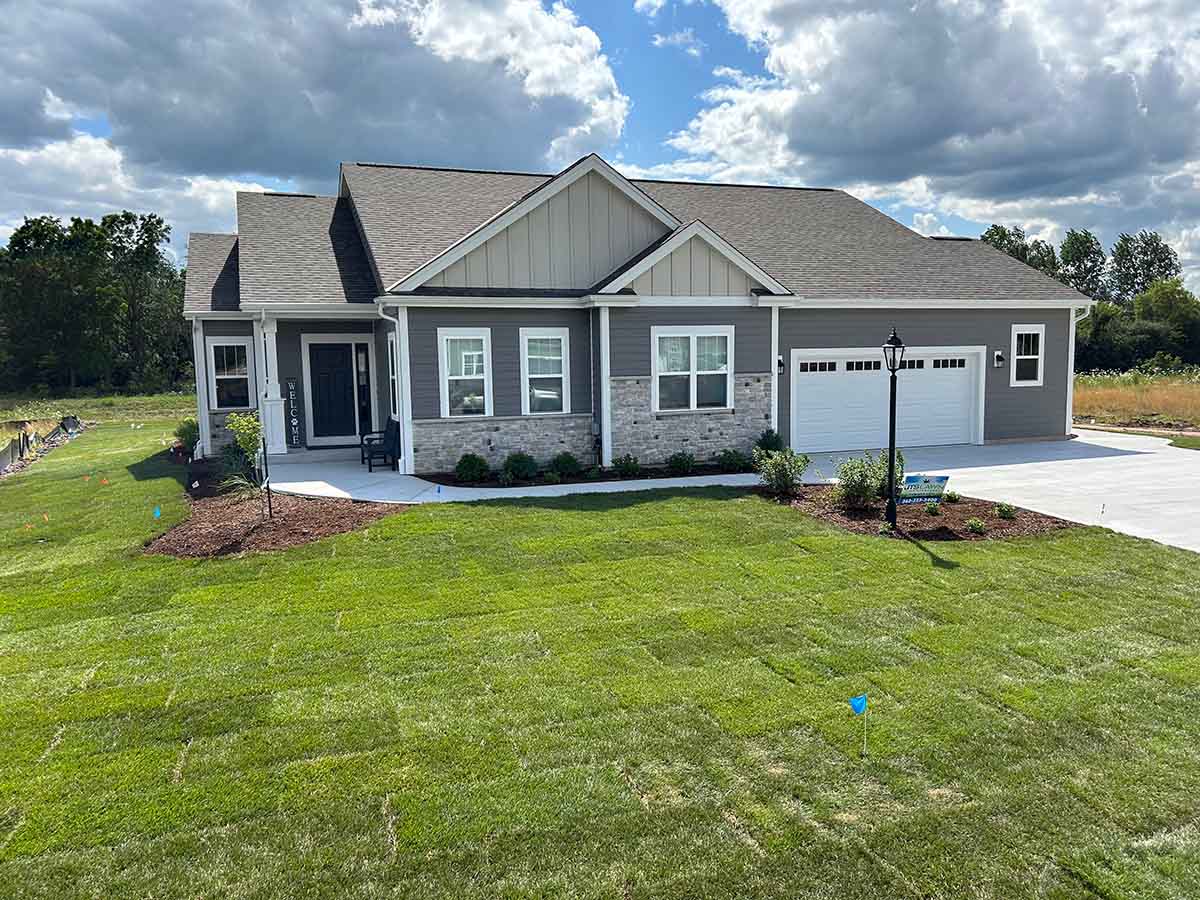 new home landscape