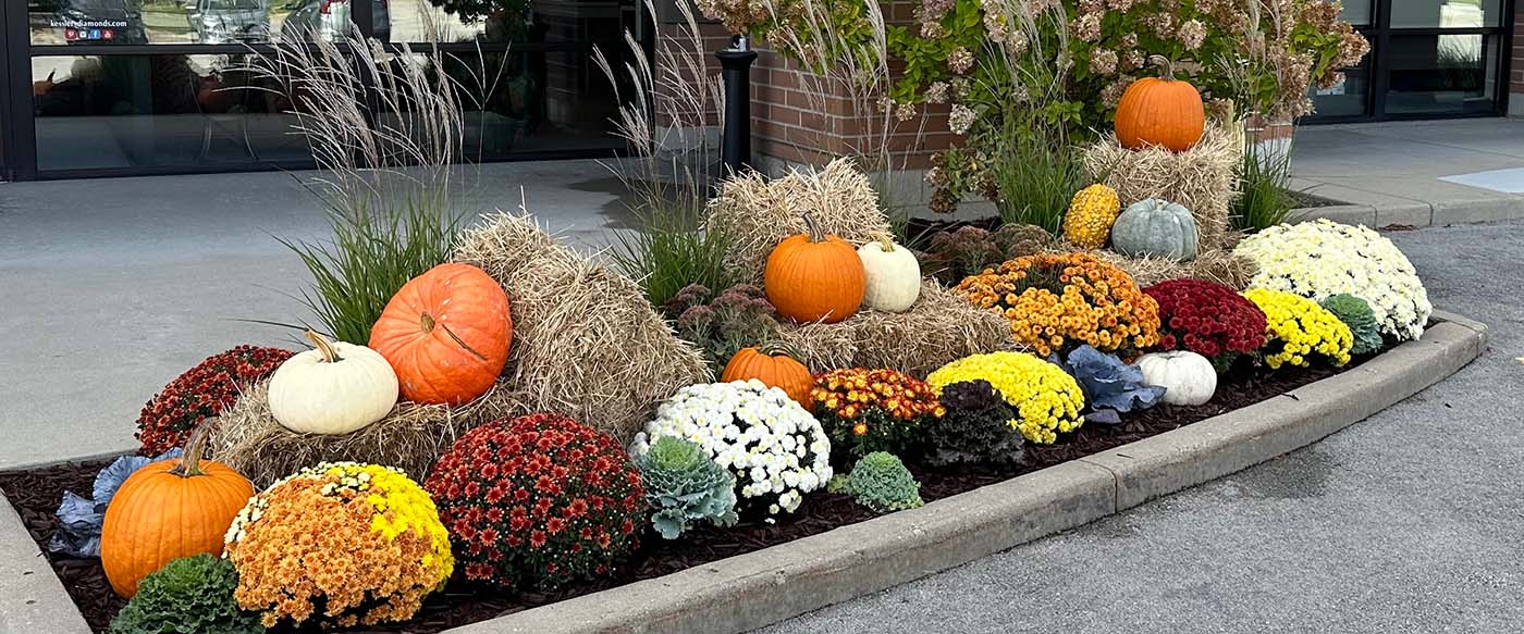 fall landscape decor