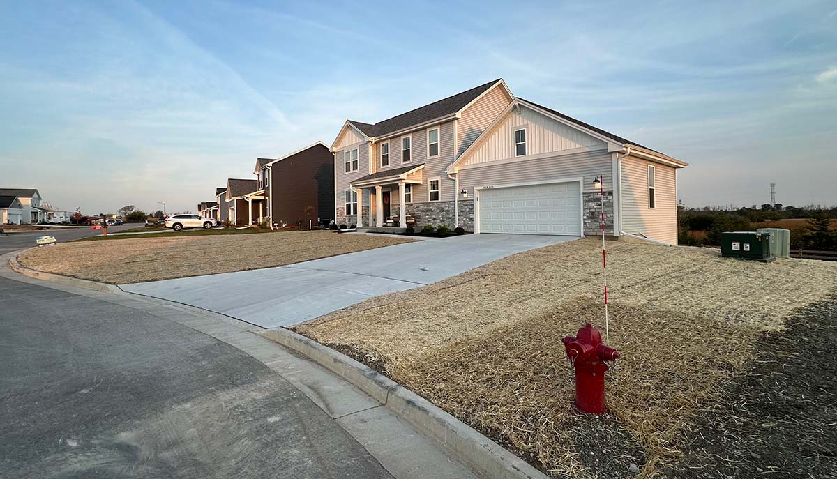 new home landscape